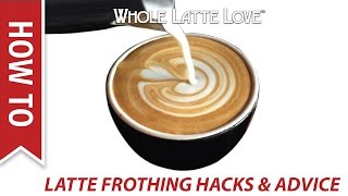 Texturing Milk 101 How to Froth Milk for Latte Art [upl. by Guillemette668]