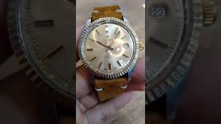 Titoni Cosmo King 14k rim cool watch Rolex style not omega seamaster longines tag heuer mido rado [upl. by Imhskal120]