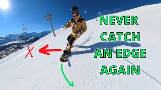 How to NOT Catch an Edge on your Snowboard [upl. by Birmingham]