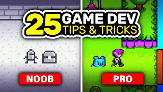 25 Game Dev Tips for Beginners  Tips amp Tricks [upl. by Scot460]