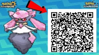 DIANCIE QR CODE EVENT POKEMON ULTRA SUN AND MOON DIANCIE HOW TO GET DIANCIE DIANCIE EVENT [upl. by Aihsyla]