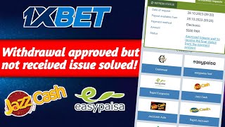 1xbet withdrawal approved but not received1Xbet withdraw problem1xbet withdraw in easypaisa [upl. by Mont]