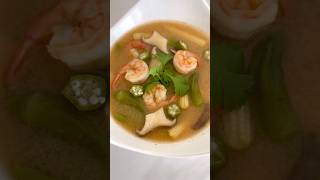 Thai Tom Yum Soup 🍲shorts [upl. by Eba]