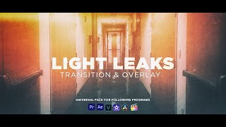 30 Professional Light Leaks Transition amp Film Burn Overlay Pack [upl. by Patty]