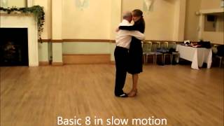 Argentine Tango lesson 1  Basic 8 steps [upl. by Hampton956]