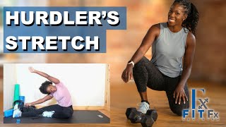 One Of The Best Lower Back Stretches Hurdlers Stretch For Quadratus Lumborum Muscles [upl. by Kreg]