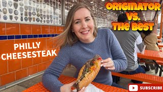 American Food The Originator vs The Best  PHILLY CHEESESTEAKS In Philadelphia [upl. by Itagaki]