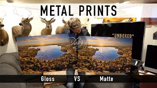 Metal Prints Explained  Gloss vs Matte Surface [upl. by Penland]