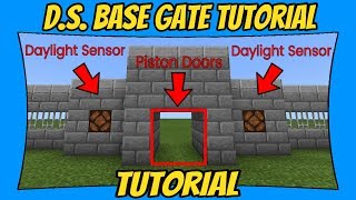 How To Build A Daylight Sensor Base Gate wLights In Minecraft Bedrock Edition  Minecraft Bedrock [upl. by Scheck]