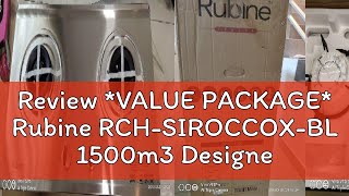 Review VALUE PACKAGE Rubine RCHSIROCCOXBL 1500m3 Designer Cooker Hood  Builtin Hob Packages [upl. by Attekram974]