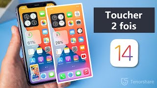 Toucher 2 fois iOS 14  Capture décran iPhone en tapotant le dos de lappareil [upl. by Lletnohs]