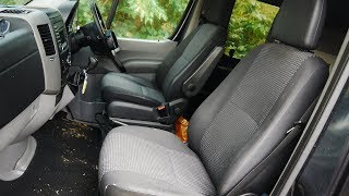 Sprinter Single Seat Install  Mercedes Sprinter DIY [upl. by Leonora]