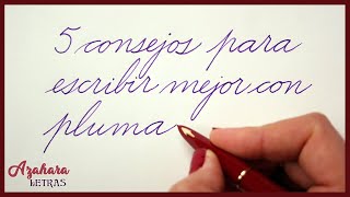 5 Consejos para Escribir Mejor con Pluma 5️⃣🖋️ [upl. by Lunn]