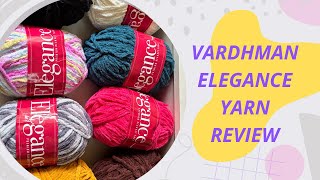 Yarn review of vardhman elegance yarn yarnreview yarncrafting [upl. by Kitrak931]