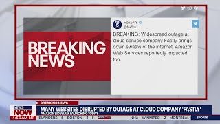 Fastly failure Major internet outage impacts websites worldwide  NewsNOW from FOX [upl. by Nellac]