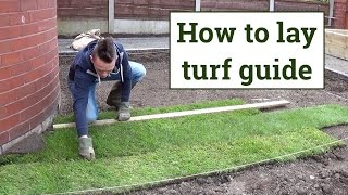 How to lay turf  ultimate lawn fitting guide [upl. by Sib109]