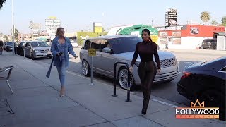 Kim and Khloe Kardashian Go Shopping at Sap and Honey in Sherman Oaks [upl. by Acihsay]