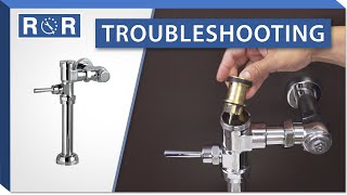 Troubleshooting an American Standard Manual Flushometer  Repair and Replace [upl. by Faro]