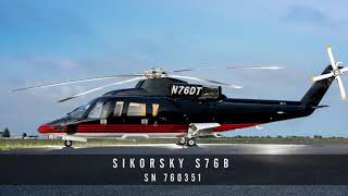 HELICOPTER FOR SALE 1989 Sikorsky S76B By Jet Edge Partners [upl. by Linnell]