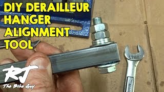 How To Make A Derailleur Hanger Alignment Gauge Tool [upl. by Eniamahs]