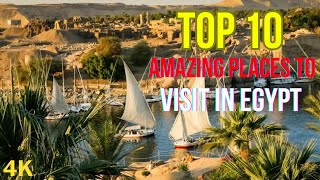 TOP 10 AMAZING PLACES TO VISIT IN EGYPT 2024 [upl. by Rehpinej18]