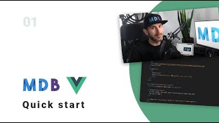 MDB Vue  1 Minute Quick Start [upl. by Naginarb]