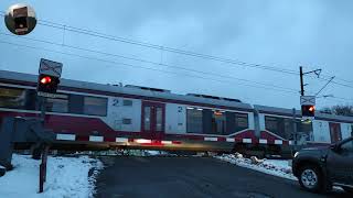 Železničné priecestie Haniska pri Prešove 1  9122023  Slovak level crossing [upl. by Magnus]