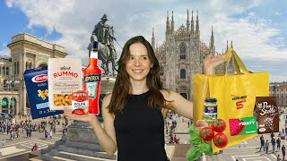 Inside an Italian supermarket in Milan 🇮🇹🛒 [upl. by Moulden]