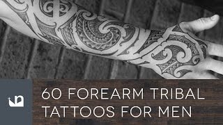 60 Tribal Forearm Tattoos For Men [upl. by Javed235]