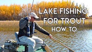 Lake Fishing for Trout  Stillwater Basics [upl. by Jabe]