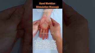 Hand Meridian Stimulation Massage handmassage handcare naturaltherapy reflexology massage [upl. by Dhu908]