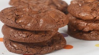 Brownie Cookies Recipe Demonstration  Joyofbakingcom [upl. by Tymon]