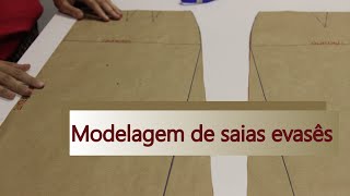 Como modelar dois tipos de saia evasê [upl. by Erasmus72]