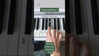 How to play the beginning of Idea 10 by Gibran Alcocer piano tutorial [upl. by Yldarb]