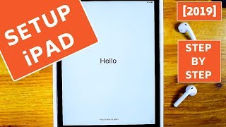 How to Setup a new iPad  2019 [upl. by Ahsekim]