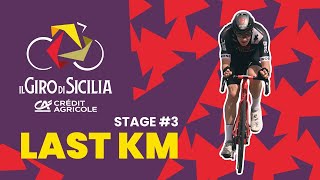 Il Giro di Sicilia 2023  Stage 3  Last KM [upl. by Thamos617]