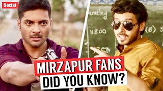 20 Facts You Didnt Know About Mirzapur [upl. by Olaznog]