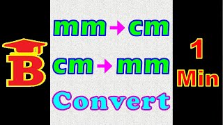 mm to cm cm to mm Conversion [upl. by Calie]