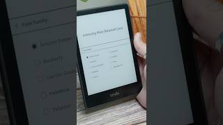 How to Change Font and Spacing on your Kindle kindle howto [upl. by Sopher]