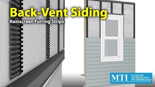 BackVent Siding  Rainscreen Furring Strips [upl. by Goodson]