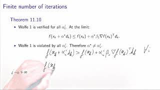 Descent methods and line search finiteness of the line search algorithm [upl. by Yllas]