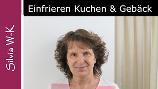 Einfrieren Kuchen amp Gebäck  Vorratshaltung [upl. by Wiltshire]