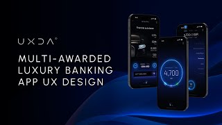 Digital Banking Trends MultiAwarded Luxury Banking App UX Design bu UXDA [upl. by Lumbard]