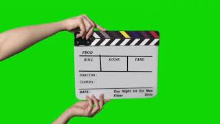 Green screen clapperboard [upl. by Lyford877]