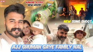 Ajj Family nal gye Bahr ghuman  Nawab saab Lyi New House  Shoot v Gaane da krta  Nishan khehra [upl. by Bianchi]