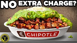 Food Theory How to Get More Food at Chipotle… for FREE [upl. by Aslin41]