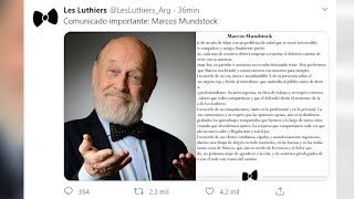 Marcos Mundstock miembro de Les Luthiers fallece a los 77 años [upl. by Brigitte]