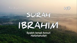 Surah Ibrahim  Syaikh Ismail Annuri HD [upl. by Hseham]