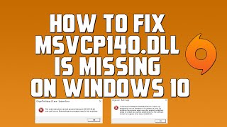 How to Fix MSVCP140dll is Missing on Windows 10 [upl. by Lizabeth]