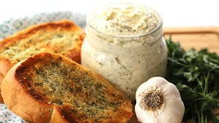 Homemade Garlic Butter  Best Garlic Bread [upl. by Hymie420]